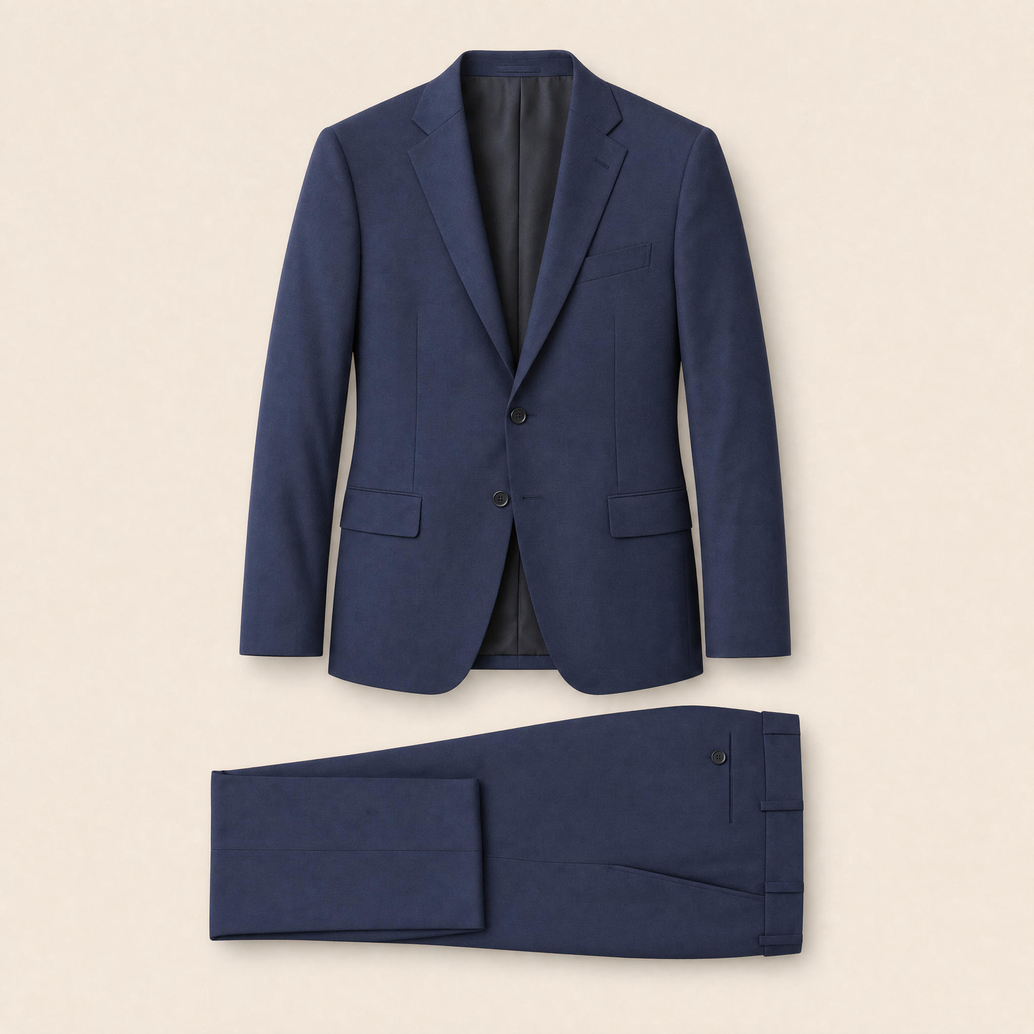 Tin two-piece suit — Blue technical