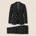 Tiziano two-piece suit — Dark Blue pure wool