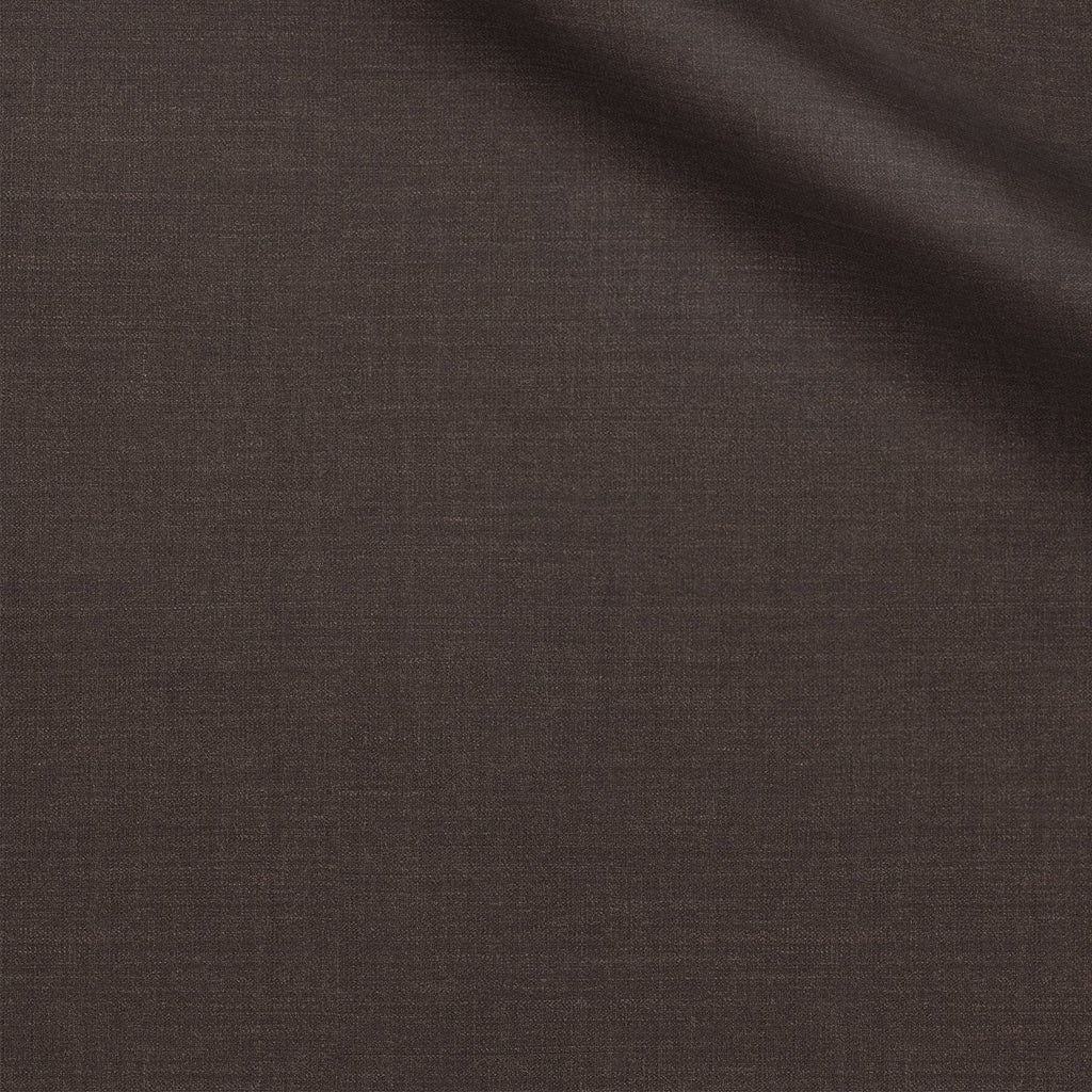 Valentino fabric swatch — Brown plain weave, Draperì Corsini