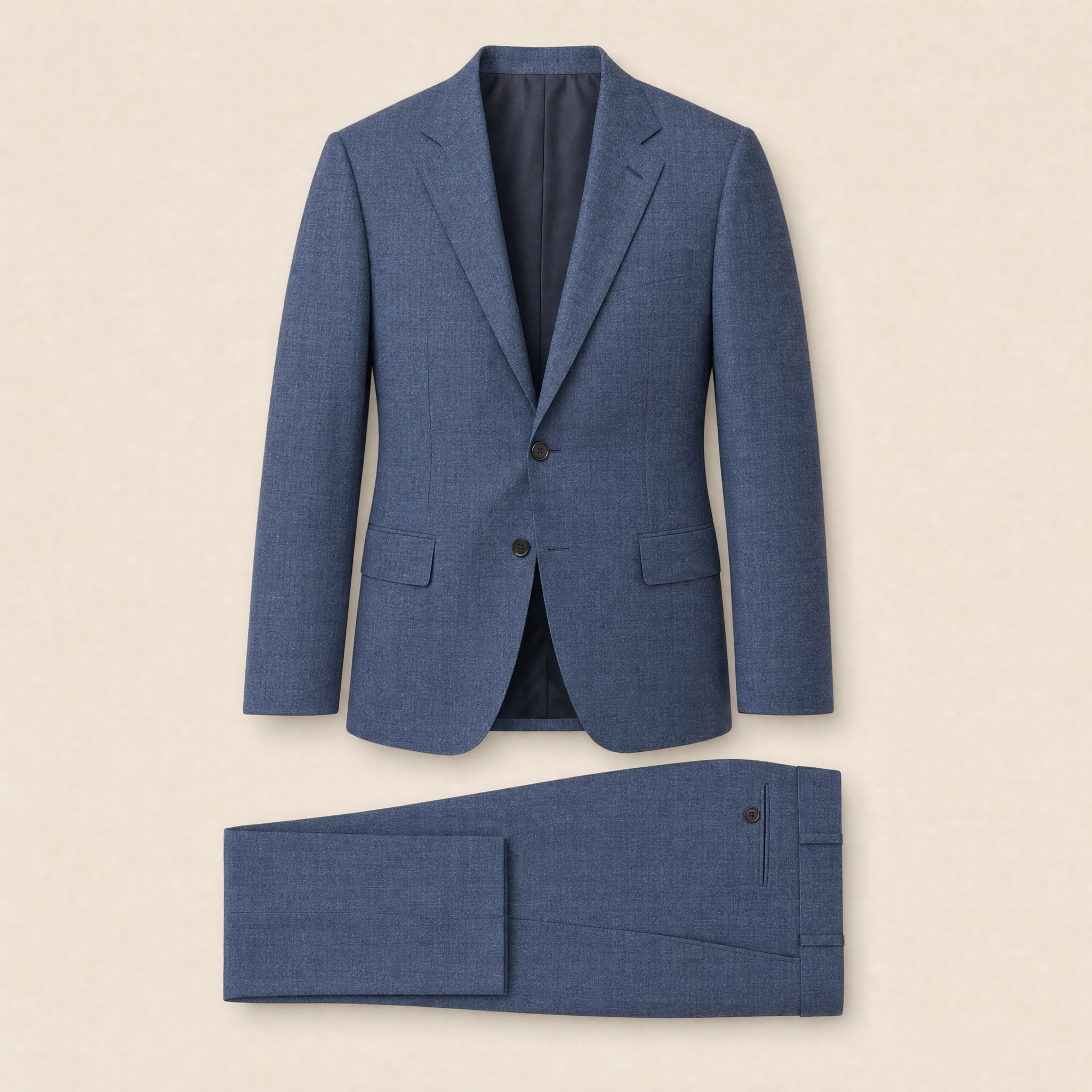 Vermeer two-piece suit — Faded Blue technical
