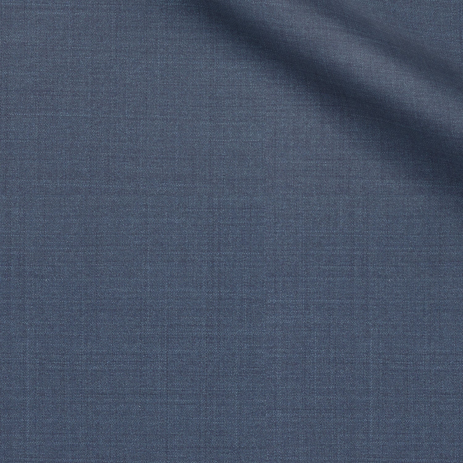 Vermeer fabric swatch — Faded Blue serge, 210 gsm, Draperì Corsini