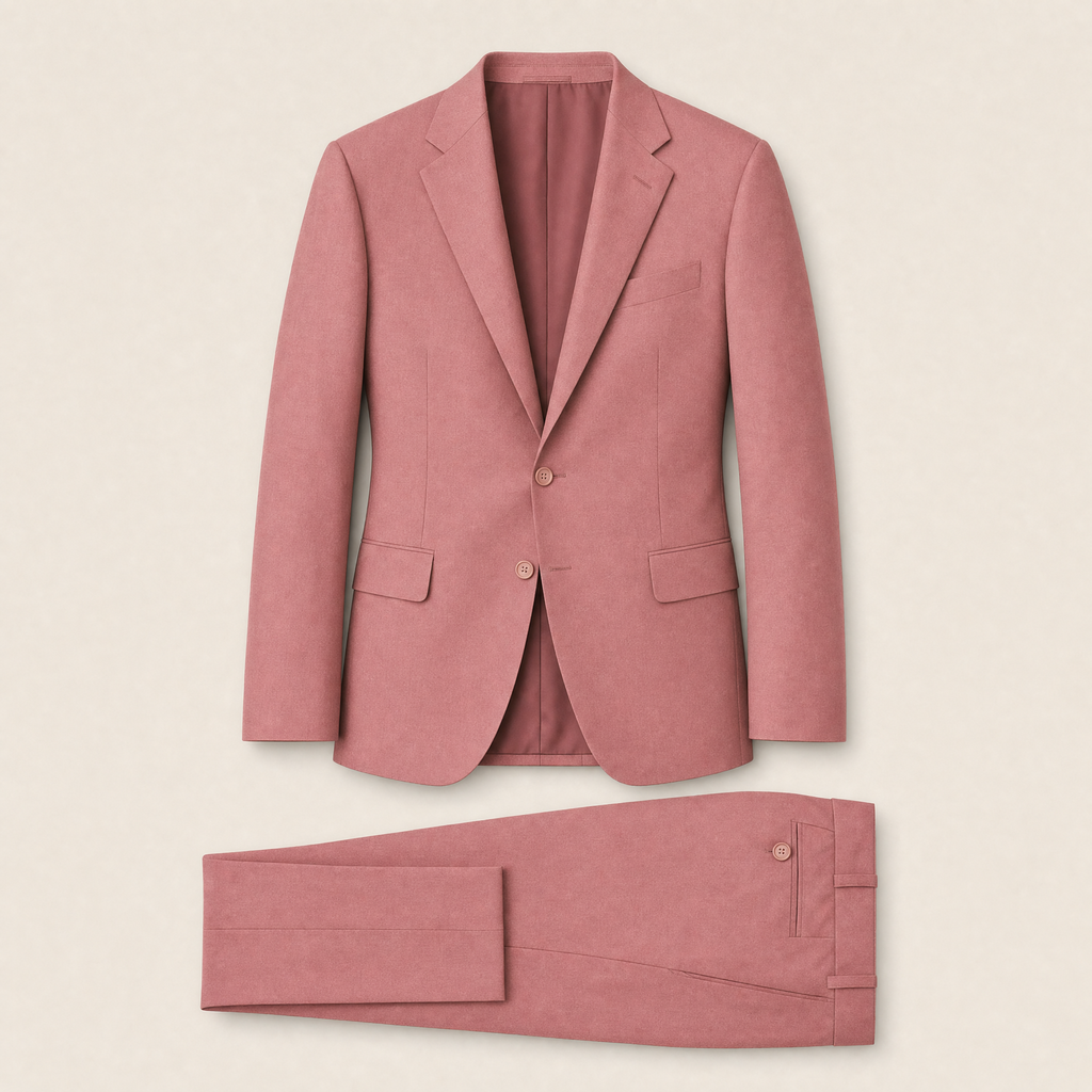 Waterlily two-piece suit — Pink technical