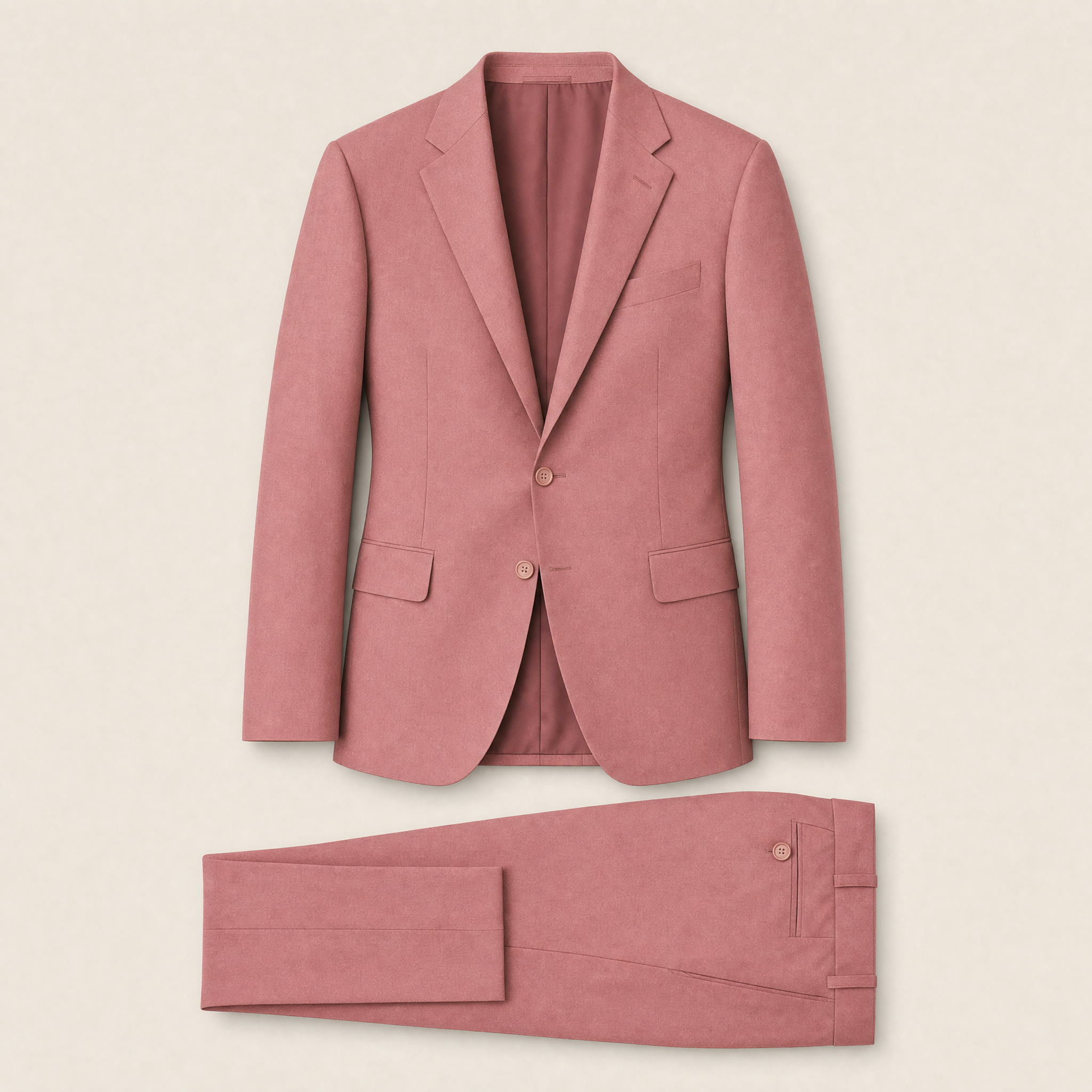 Waterlily two-piece suit — Pink technical