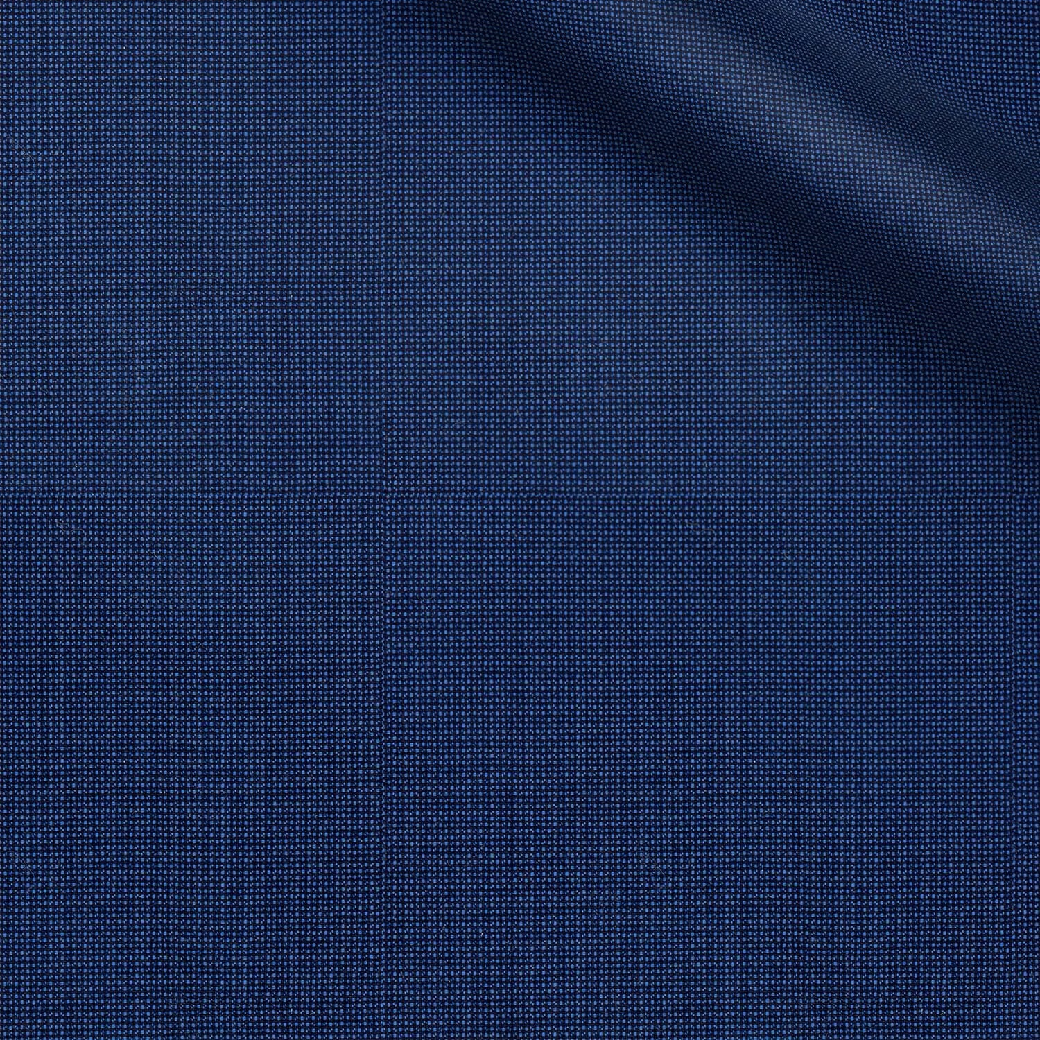 Webster fabric swatch — Cobalt Blue nailshead pinhead, 206 gsm, Draperì Corsini