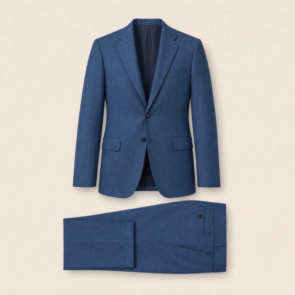 Wenmore two-piece suit — Royal Blue twill