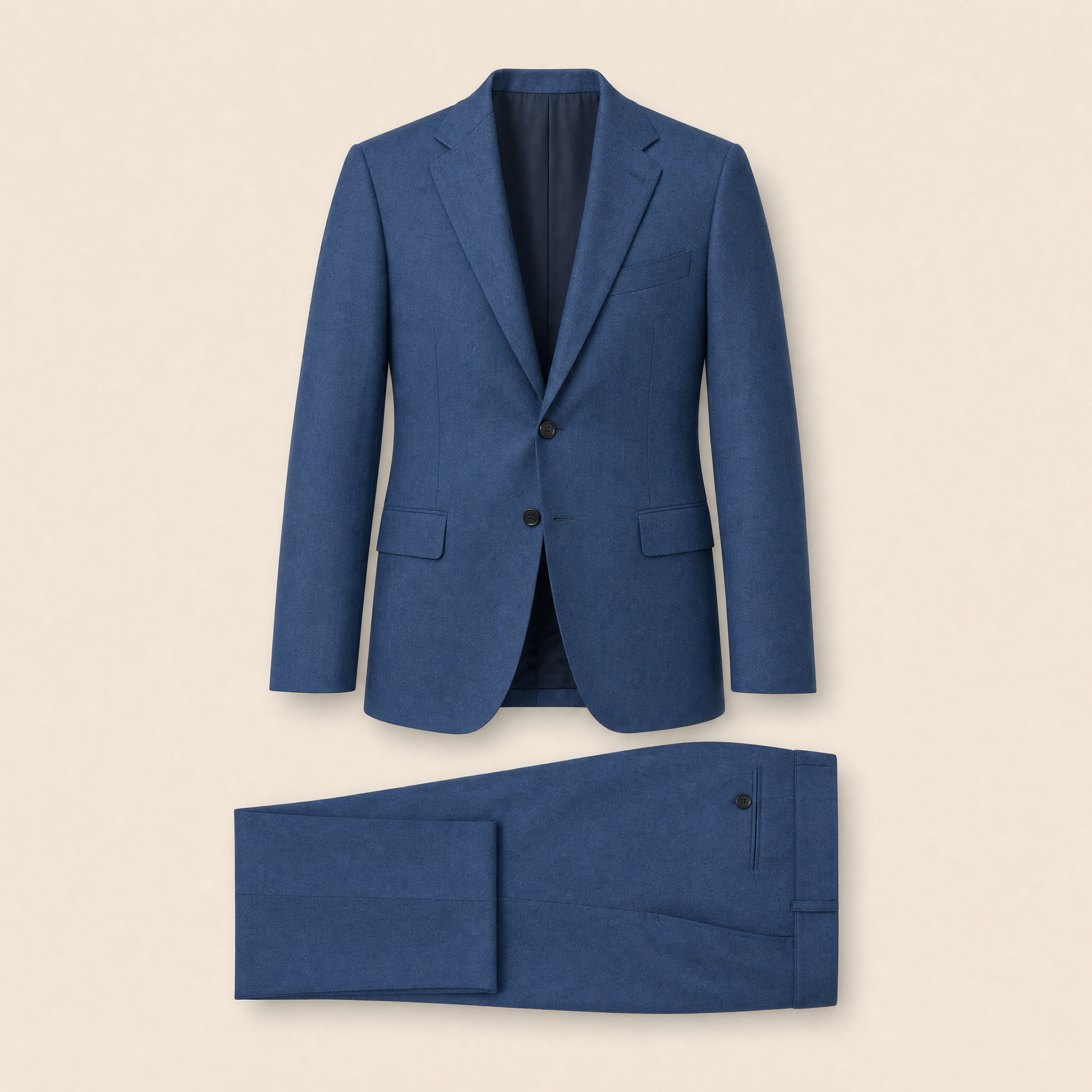 Wenmore two-piece suit — Royal Blue twill