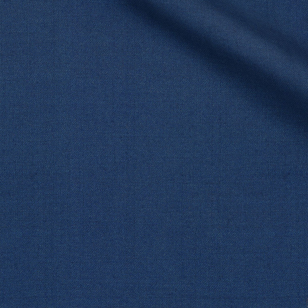 Wenmore fabric swatch — Royal Blue twill, Draperì Corsini
