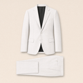 Whitelily two-piece suit — Ivory technical