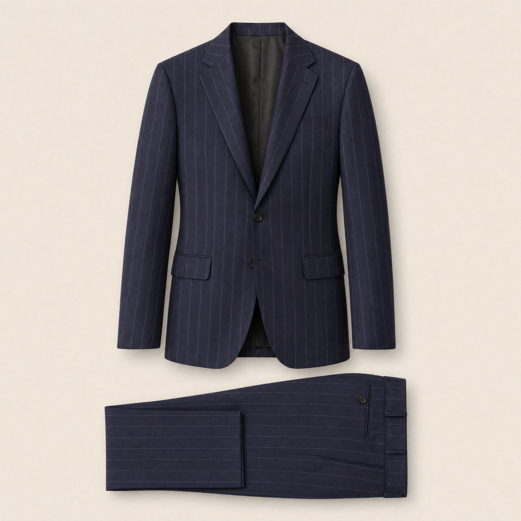 Whitworth two-piece suit — Blue wool blend