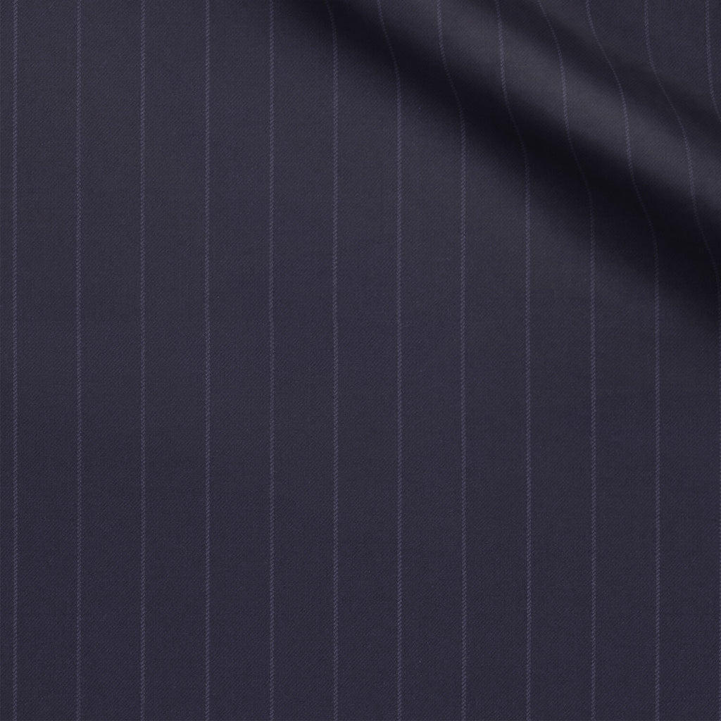 Whitworth fabric swatch — Blue twill, 280 gsm, Draperì Corsini