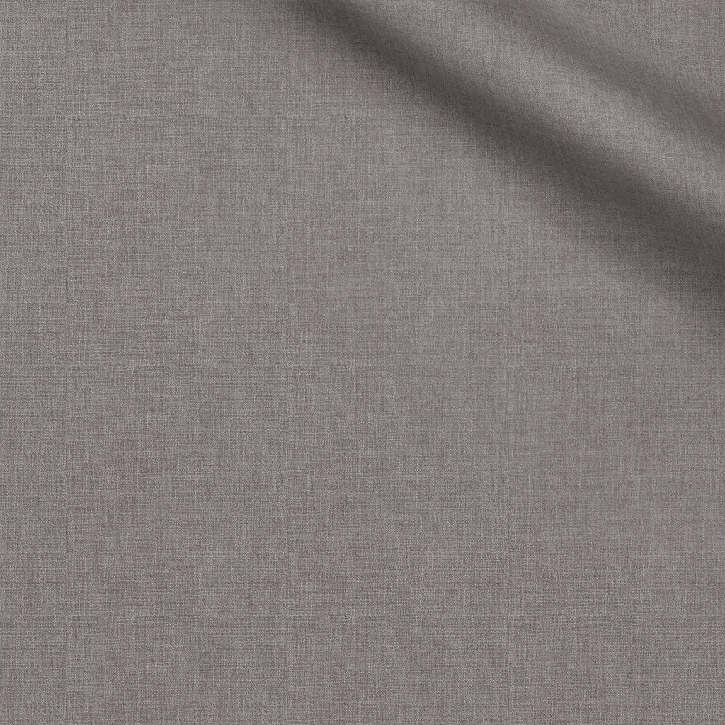 Wickford fabric swatch — Iron Gray plain weave, 185 gsm, Draperì Corsini