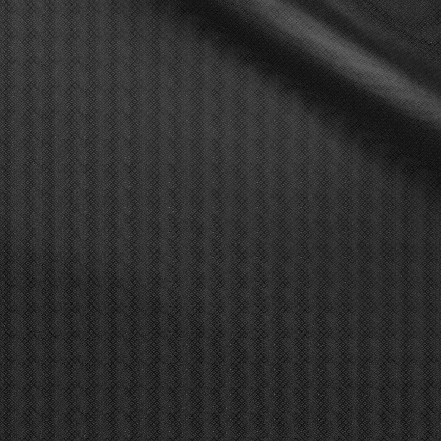 Wilkerson fabric swatch — Black dobby, 193 gsm, Draperì Corsini