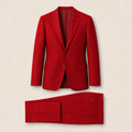 YOLO two-piece suit — Red Solid
