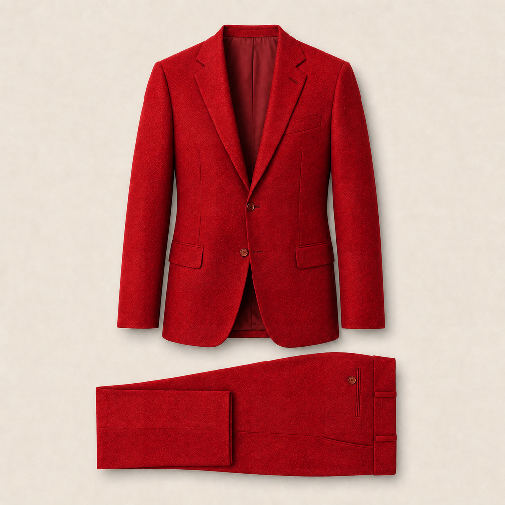 YOLO two-piece suit — Red Solid